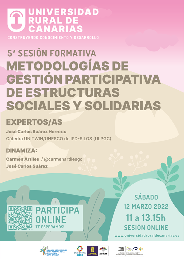 SESIÓN 5 - Metodologías de gestión participativa de estructuras sociales y solidarias